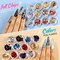 Rhinestones for Nails, 5 Boxes Nail Art Rhinestones 36 Boxes Nail Flakes, Nail Gems Stone Nail Design Kit, Nail Rhinestones for Nail Art Nail Accessories